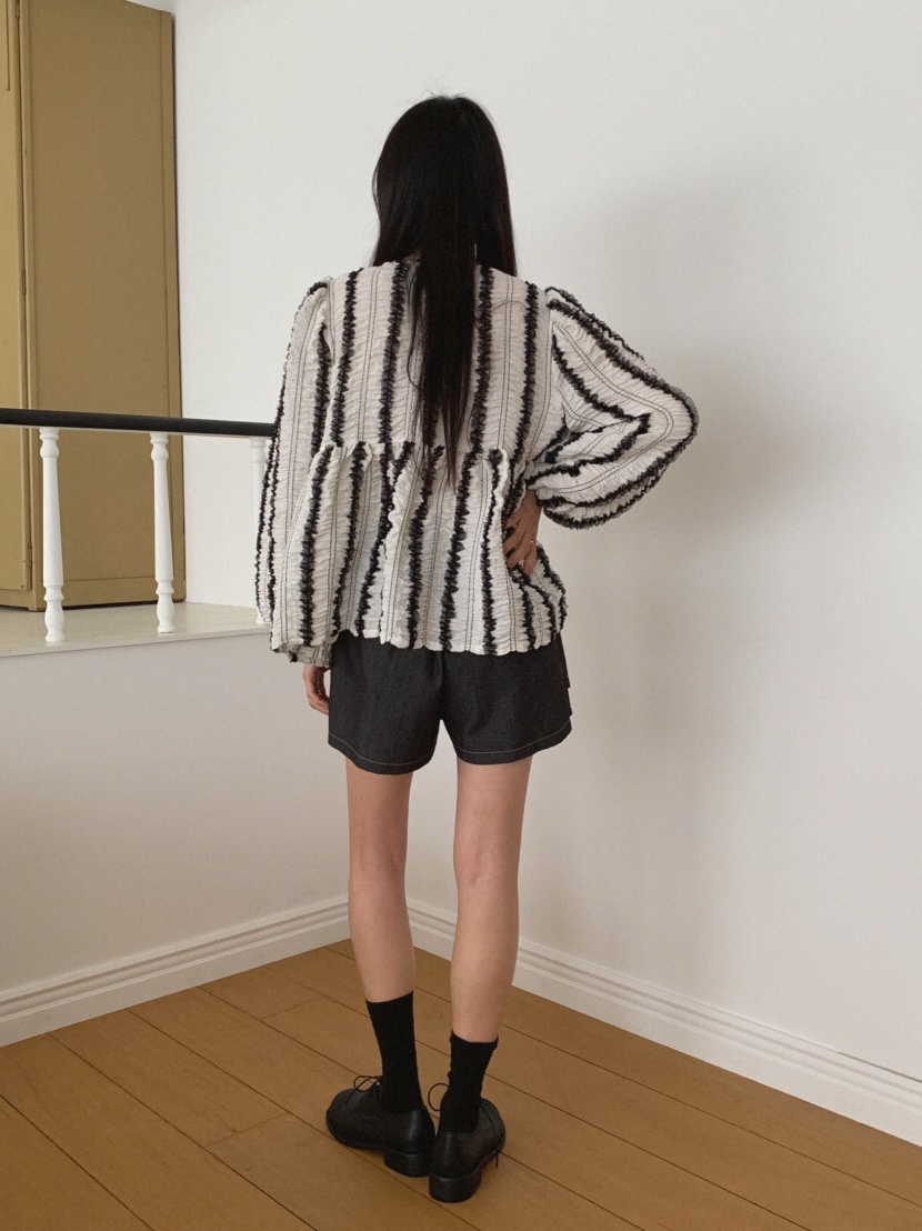 MOSMOS韓國東大門代購女士新款26春夏職業熱賣襯衫蕾絲衫MOSMOS襯衫/蕾絲衫