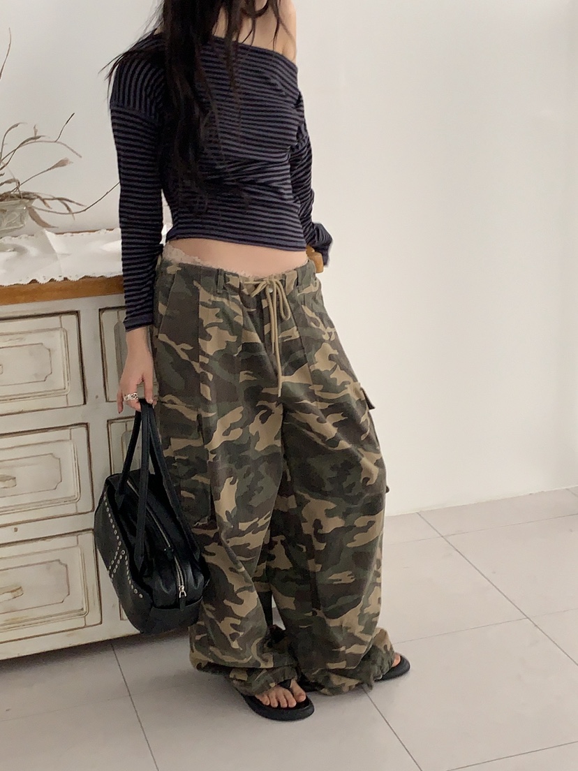 SUNDER MARKET韓國直郵實拍女裝新款推薦26春夏熱賣休閑褲SUNDER MARKET休閑褲