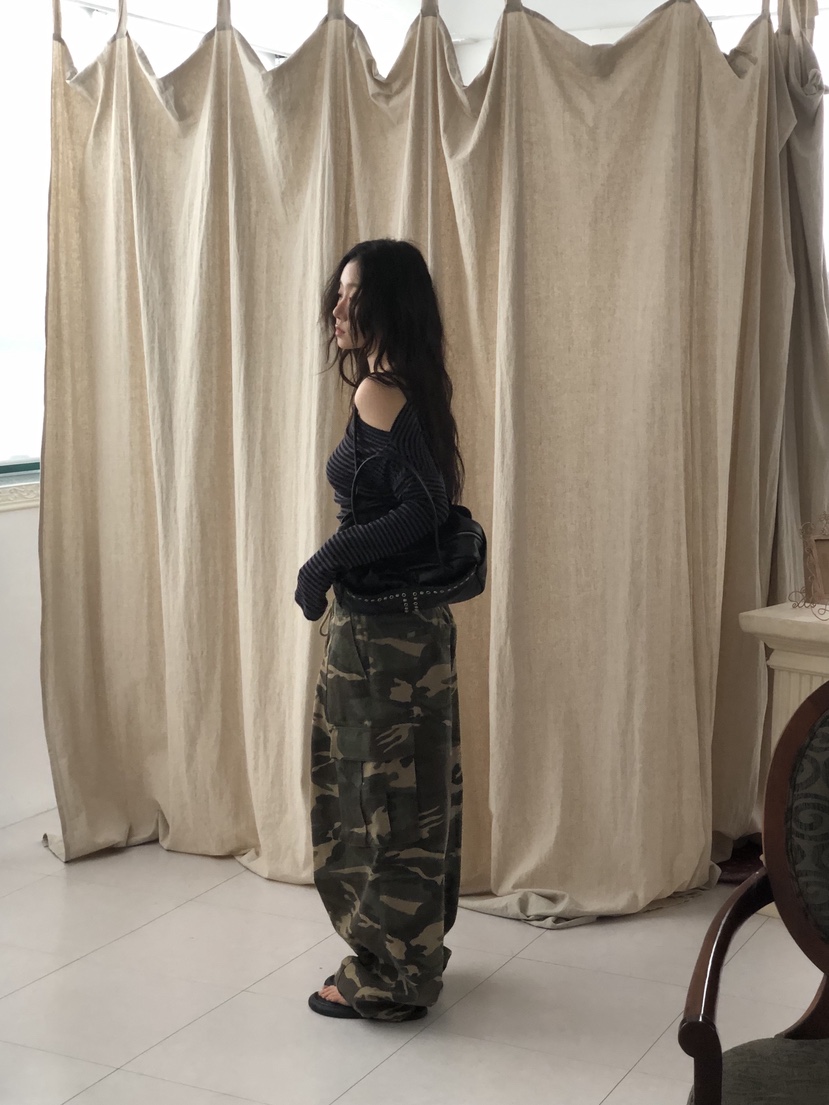 SUNDER MARKET韓國直郵實拍女裝新款推薦26春夏熱賣休閑褲SUNDER MARKET休閑褲