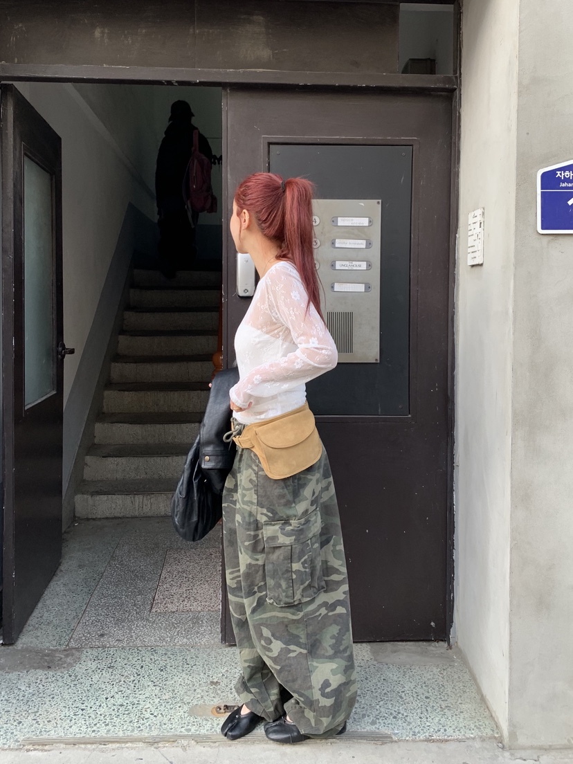 SUNDER MARKET韓國直郵實拍女裝新款推薦26春夏熱賣休閑褲SUNDER MARKET休閑褲