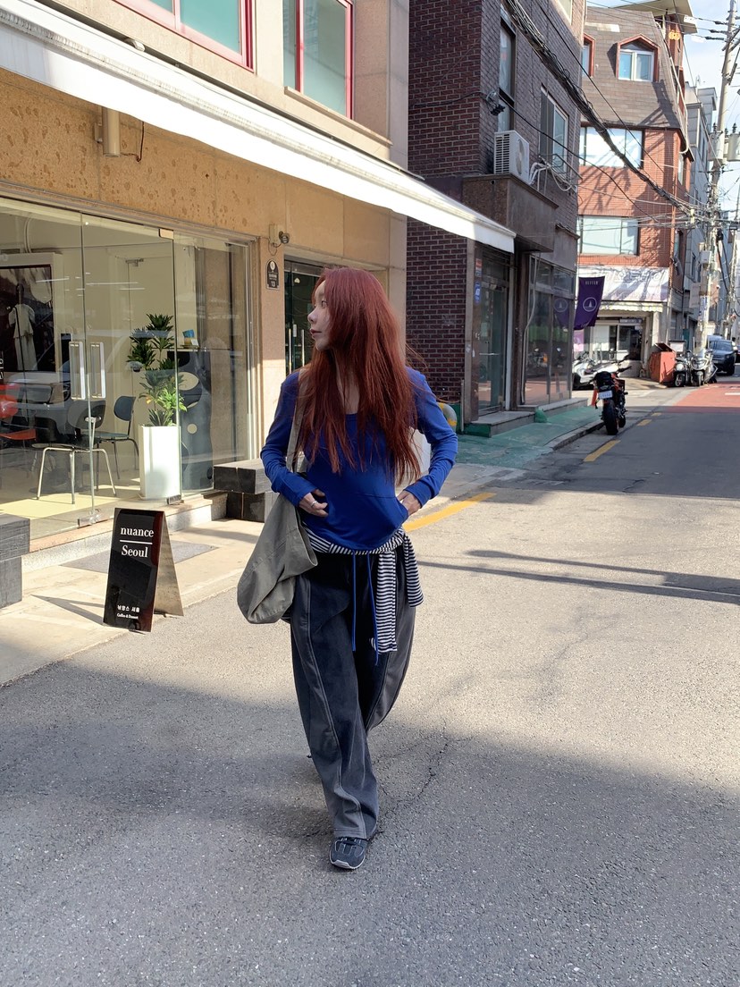 SUNDER MARKET韓國直郵女士新款推薦時尚人氣26春夏長袖T恤SUNDER MARKET長袖T恤