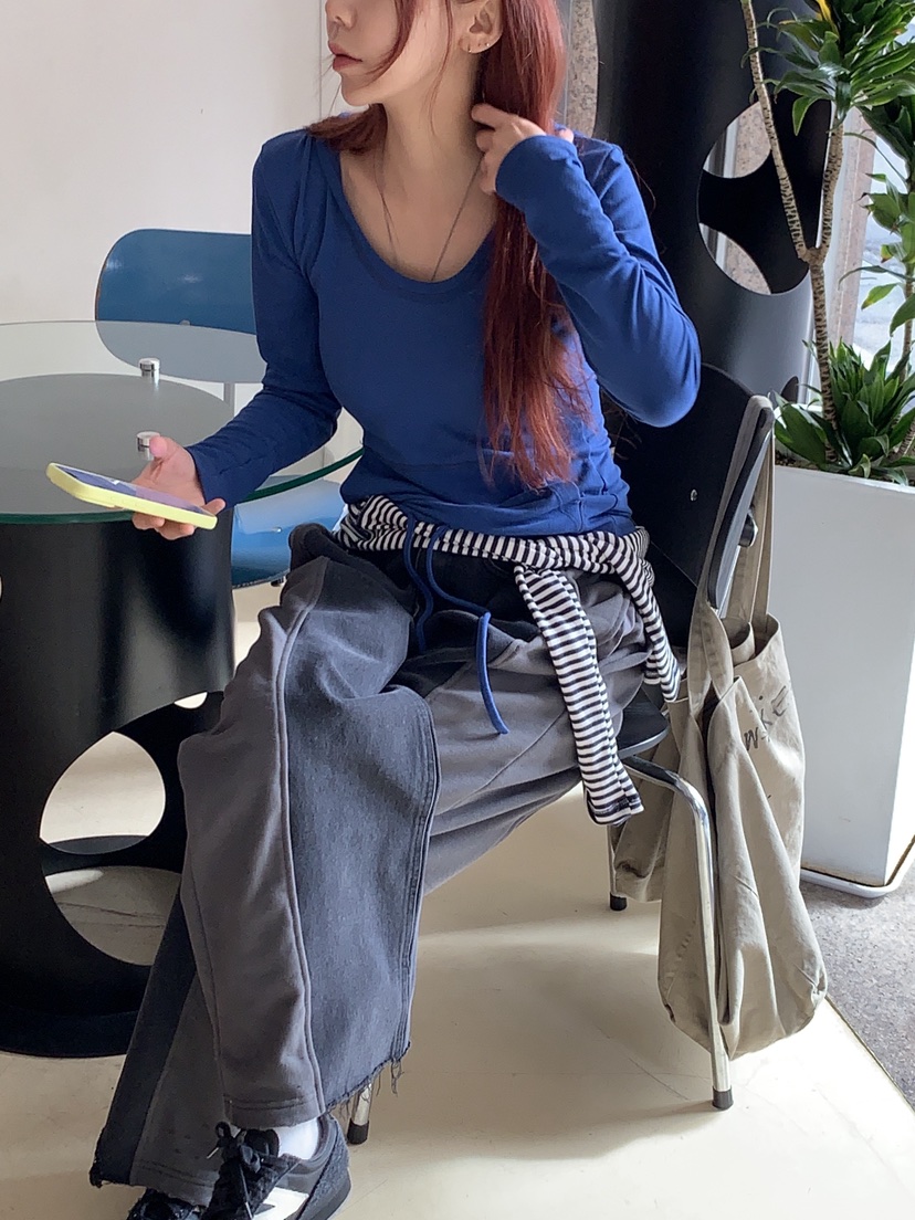 SUNDER MARKET韓國直郵女士新款推薦時尚人氣26春夏長袖T恤SUNDER MARKET長袖T恤