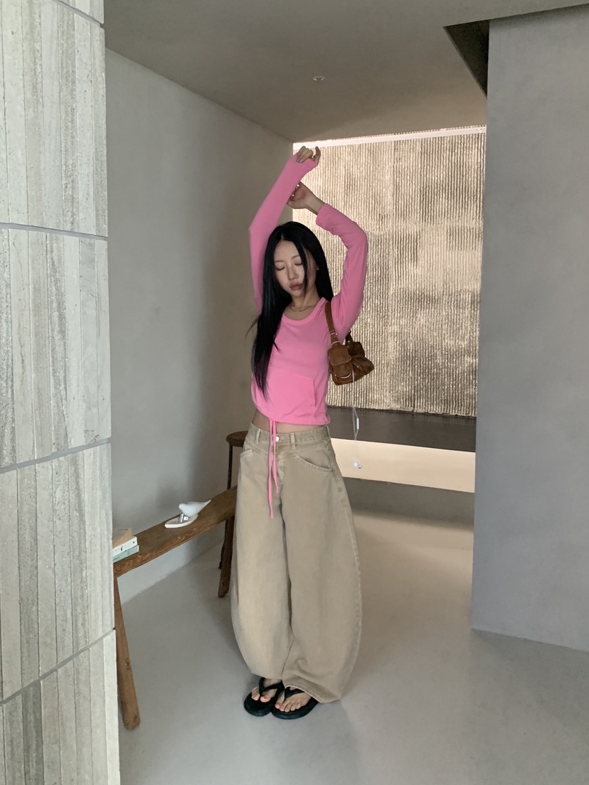 SUNDER MARKET韓國直郵女士新款推薦時尚人氣26春夏長袖T恤SUNDER MARKET長袖T恤