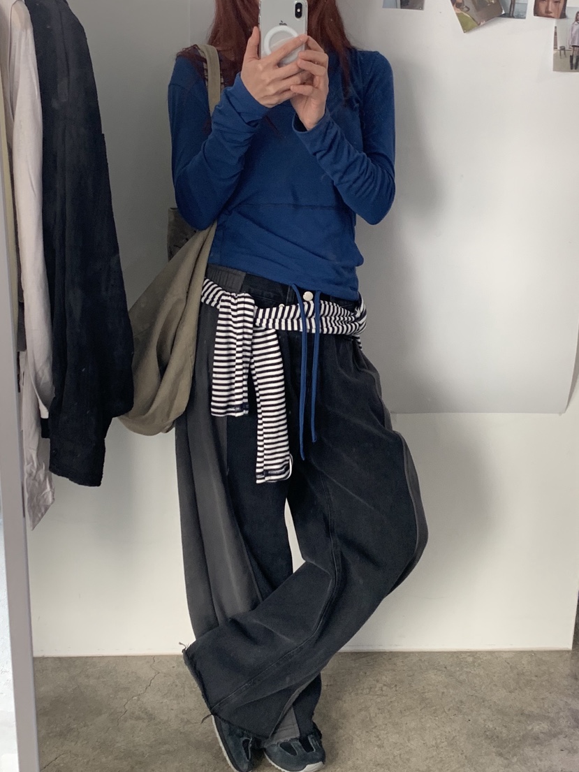 SUNDER MARKET韓國直郵女士新款推薦時尚人氣26春夏長袖T恤SUNDER MARKET長袖T恤圖色3