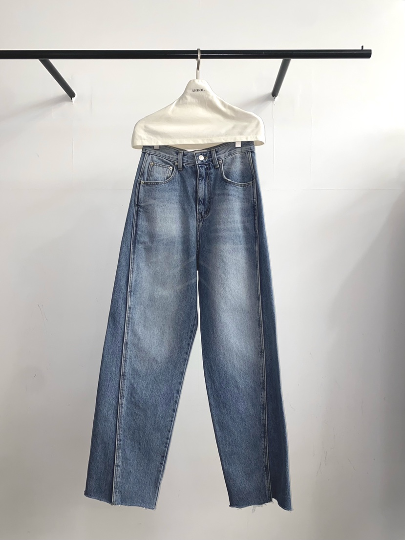 ARBOL韓國代購女士新品人氣熱賣職業26春夏休閑時尚牛仔褲ARBOL牛仔褲圖色1