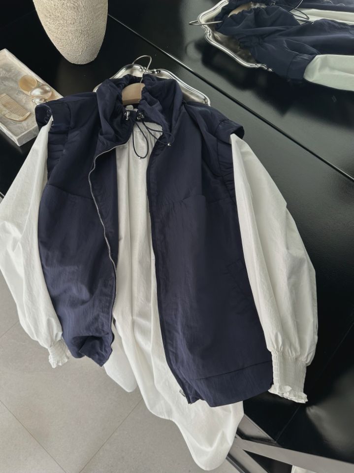 MARE韓國直郵女裝新品時尚人氣熱賣26春夏馬甲不含內搭拉鏈MARE馬甲