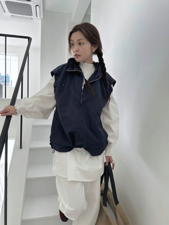 MARE韓國直郵女裝新品時尚人氣熱賣26春夏馬甲不含內搭拉鏈MARE馬甲