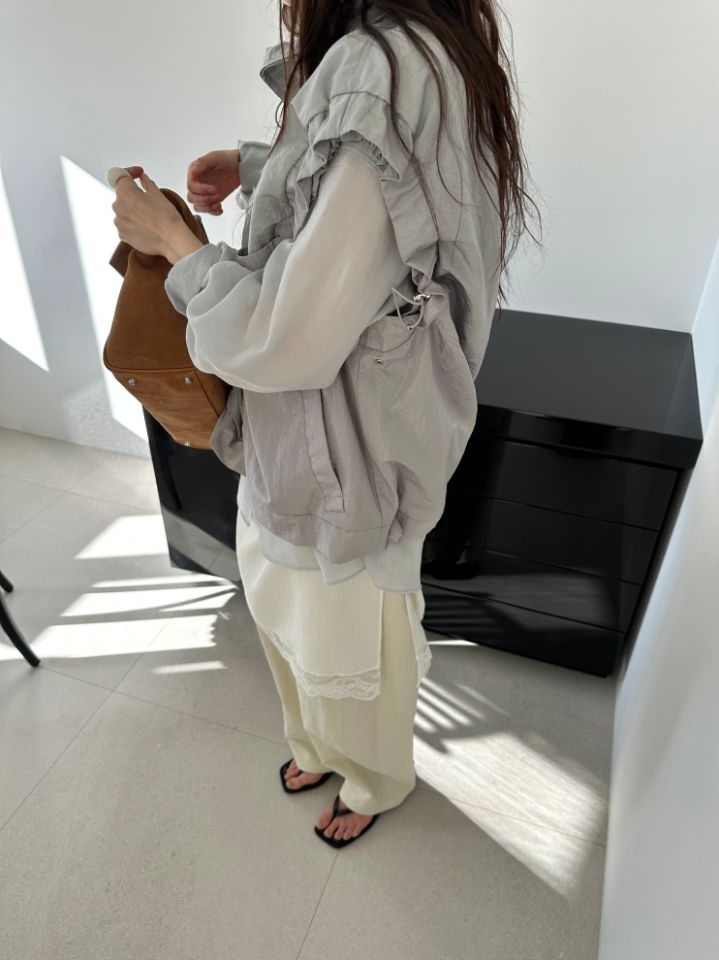 MARE韓國直郵女裝新品時尚人氣熱賣26春夏馬甲不含內搭拉鏈MARE馬甲