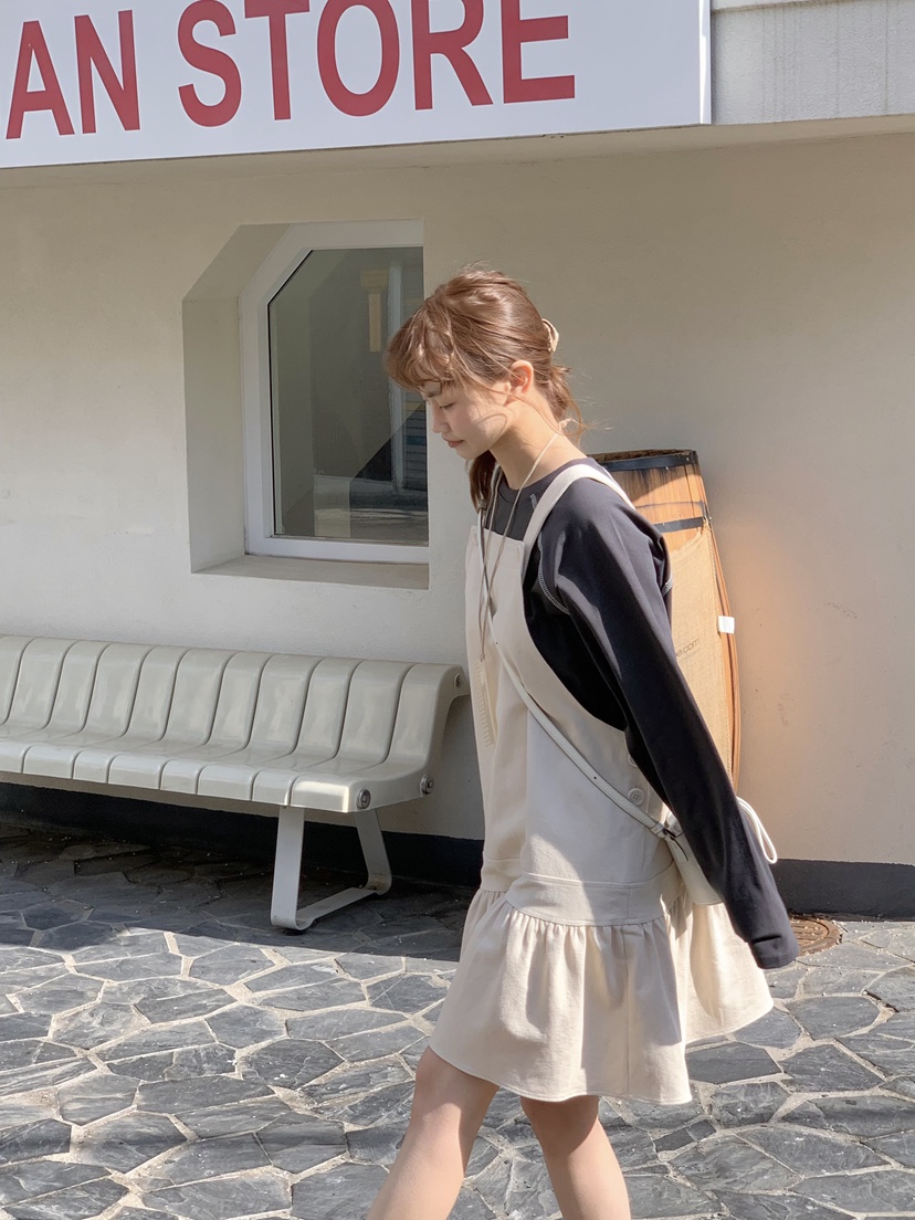 BEFORE SUNRISE韓國東大門直郵女裝新品26春夏休閑連衣裙BEFORE SUNRISE連衣裙