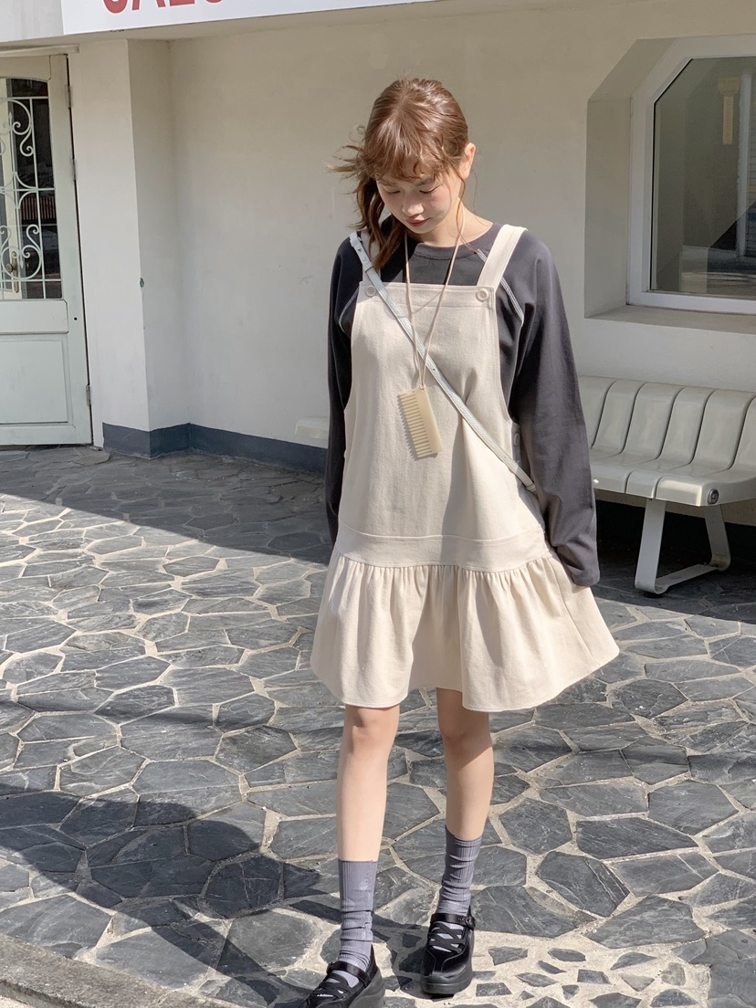 BEFORE SUNRISE韓國東大門直郵女裝新品26春夏休閑連衣裙BEFORE SUNRISE連衣裙