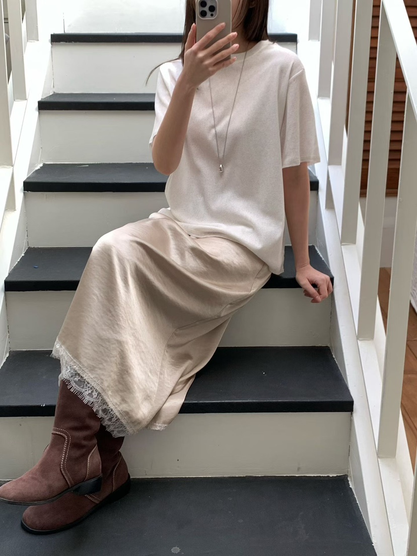 BINUS韓國直郵實拍女裝新款熱賣人氣推薦職業半身裙中短裙BINUS半身裙/中短裙