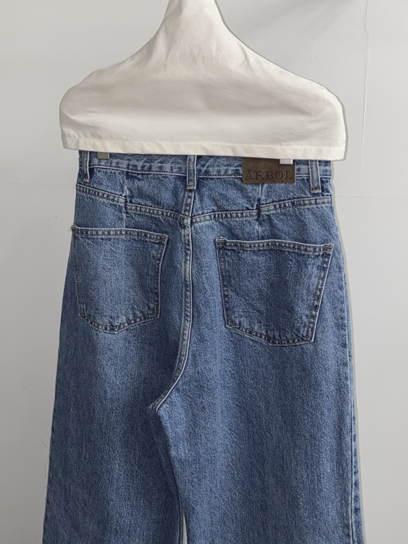 ARBOL韓國東大門直郵女士新款推薦時尚26春夏職業休閑牛仔褲ARBOL牛仔褲
