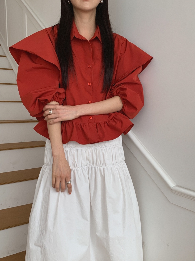 MOSMOS韓國直郵實拍女裝新款熱賣時尚人氣休閑襯衫蕾絲衫MOSMOS襯衫/蕾絲衫