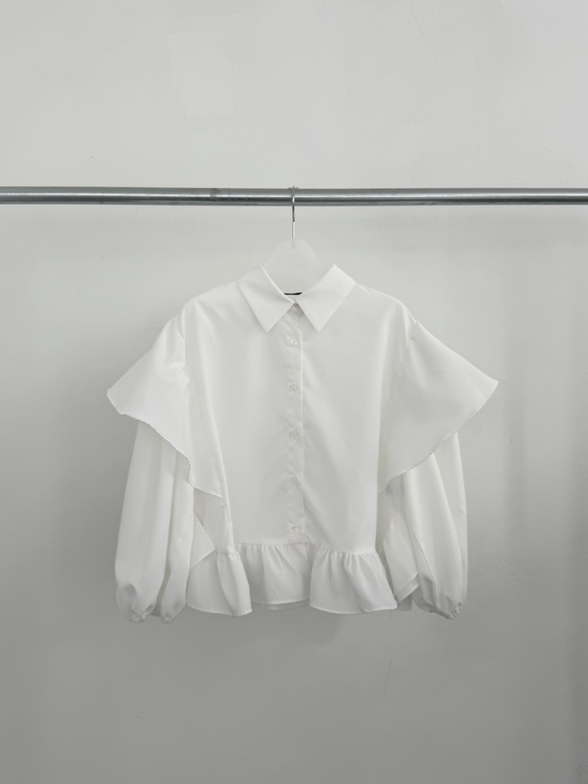 MOSMOS韓國直郵實拍女裝新款熱賣時尚人氣休閑襯衫蕾絲衫MOSMOS襯衫/蕾絲衫圖色3