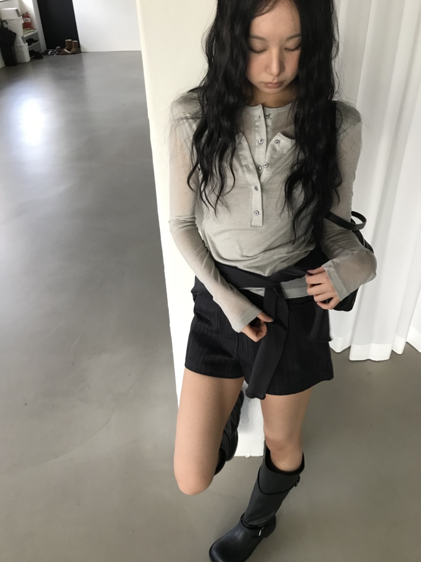 CEDARWOOD韓國直郵女士新品職業休閑人氣26春夏熱賣長袖T恤CEDAR WOOD長袖T恤