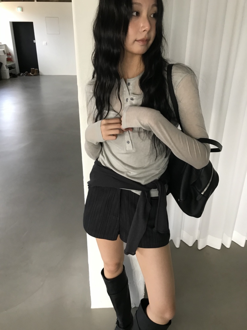 CEDARWOOD韓國直郵女士新品職業休閑人氣26春夏熱賣長袖T恤CEDAR WOOD長袖T恤