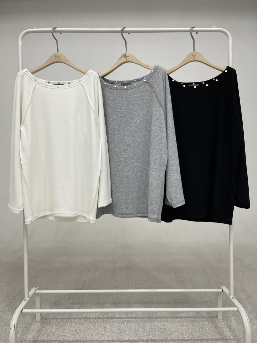 REIZ韓國代購女裝新品職業休閑熱賣推薦時尚26春夏長袖T恤REIZ長袖T恤