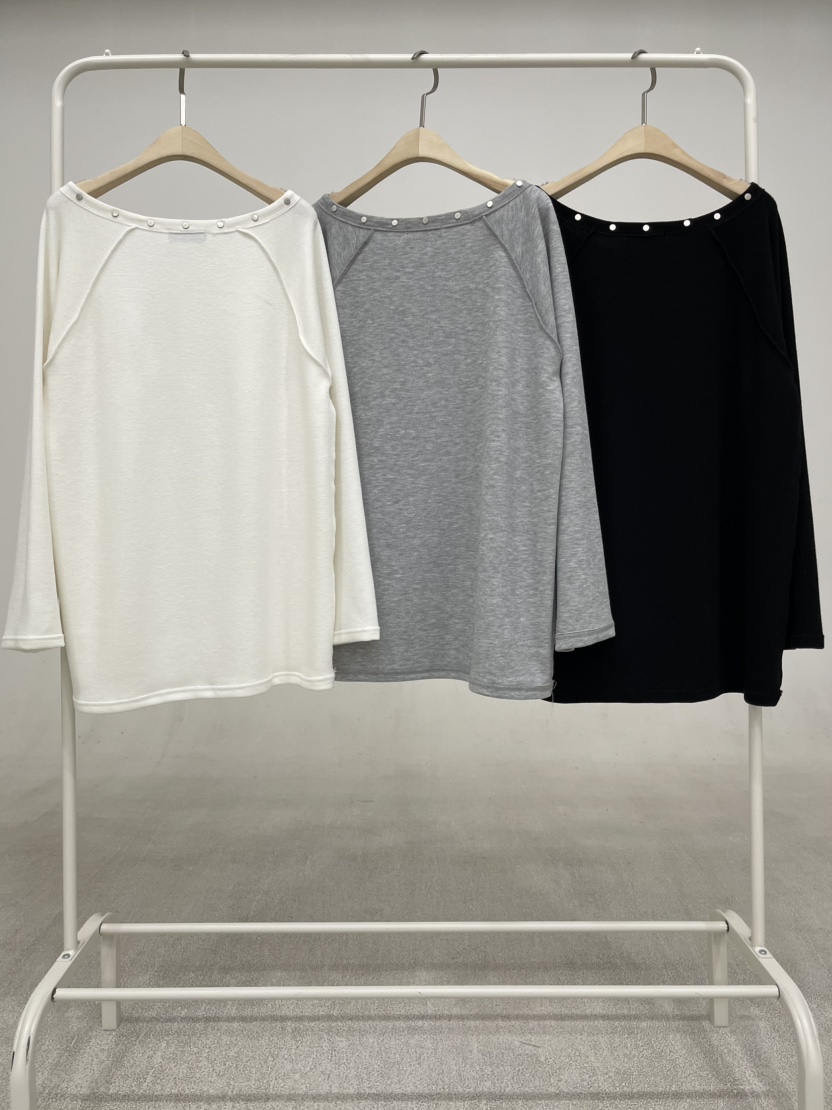 REIZ韓國代購女裝新品職業休閑熱賣推薦時尚26春夏長袖T恤REIZ長袖T恤