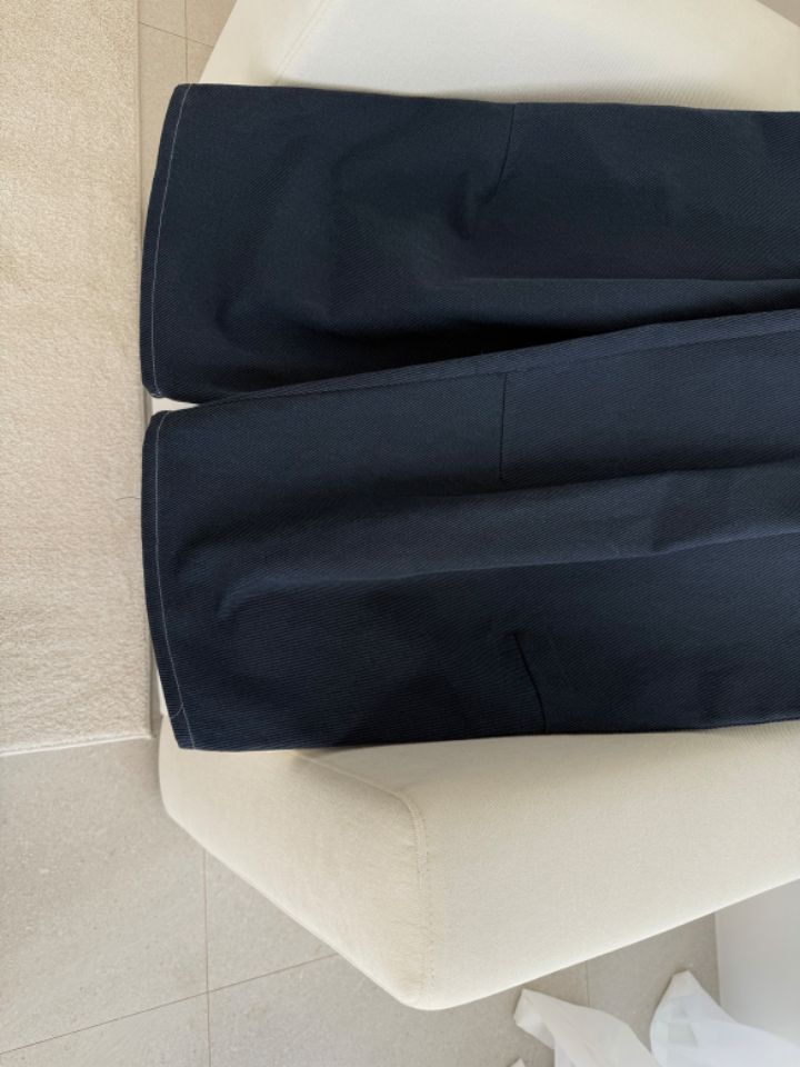 MARE韓國代購女士新款推薦休閑熱賣26春夏職業牛仔褲褶裥MARE牛仔褲