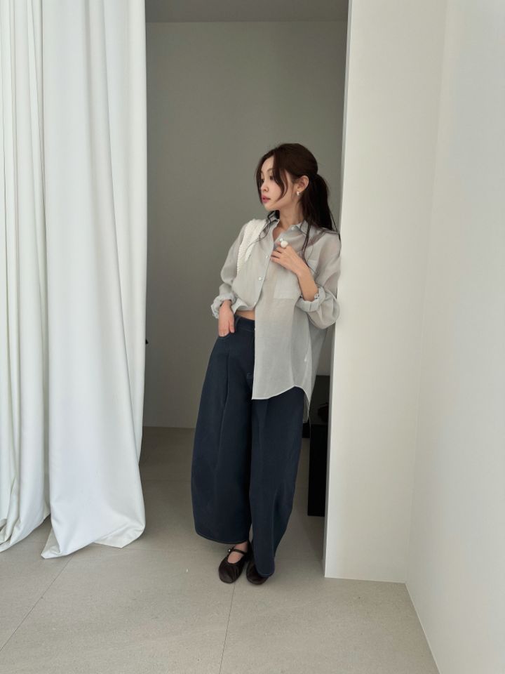 MARE韓國代購女士新款推薦休閑熱賣26春夏職業牛仔褲褶裥MARE牛仔褲