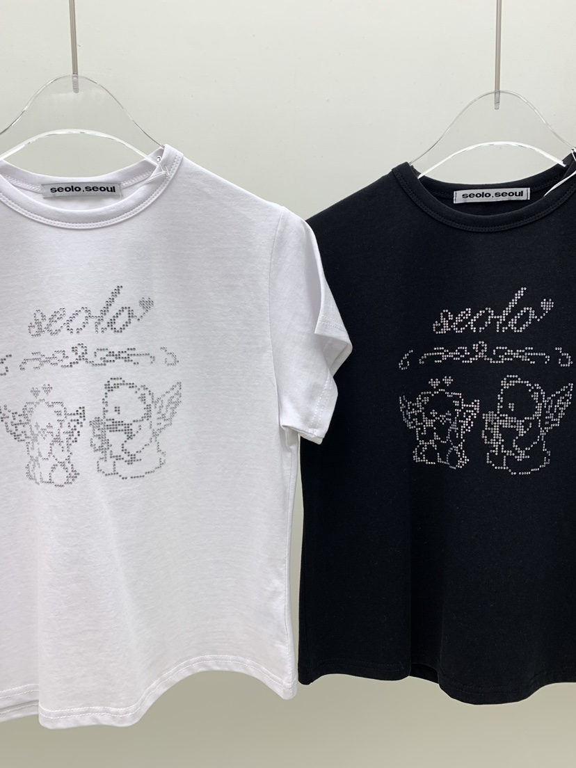 SEOLO韓國東大門直郵女裝新品人氣時尚休閑26春夏職業T恤Seolo seoulT恤