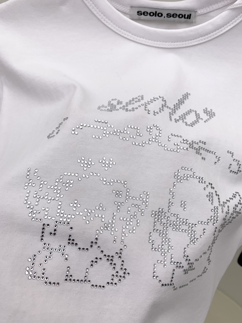 SEOLO韓國東大門直郵女裝新品人氣時尚休閑26春夏職業T恤Seolo seoulT恤
