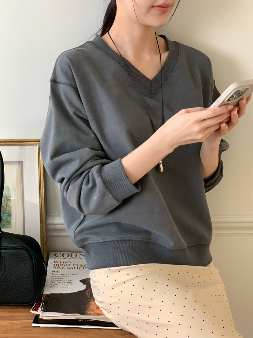 BINUS韓國直郵實拍女士新品26春夏熱賣休閑推薦時尚職業衛衣BINUS衛衣