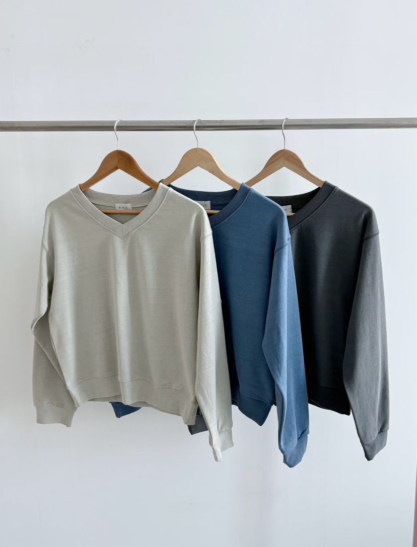 BINUS韓國直郵實拍女士新品26春夏熱賣休閑推薦時尚職業衛衣BINUS衛衣圖色2左二色