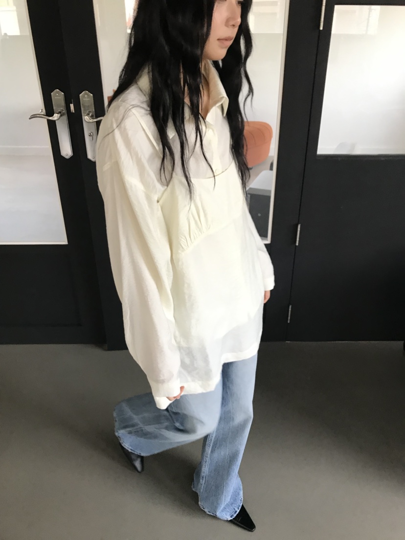 CEDARWOOD韓國直郵實拍女士新品時尚職業襯衫蕾絲衫不含吊帶CEDAR WOOD襯衫/蕾絲衫