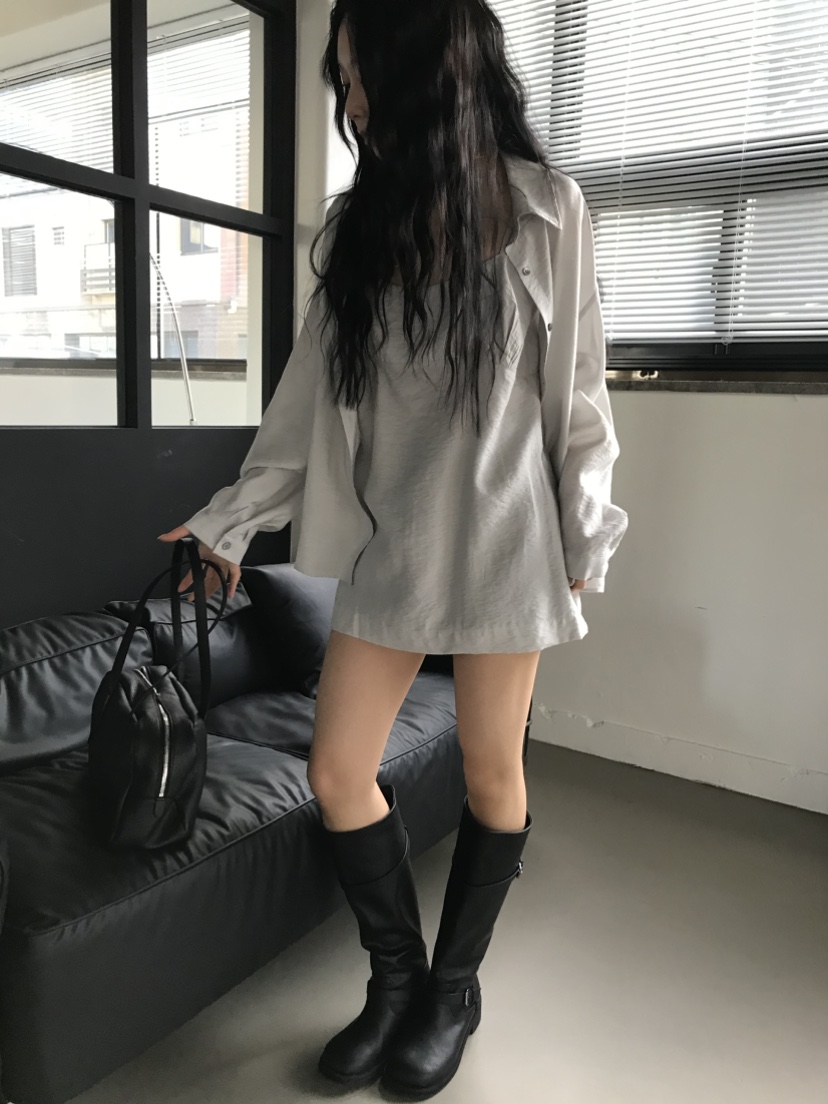 CEDARWOOD韓國直郵實拍女士新品時尚職業襯衫蕾絲衫不含吊帶CEDAR WOOD襯衫/蕾絲衫