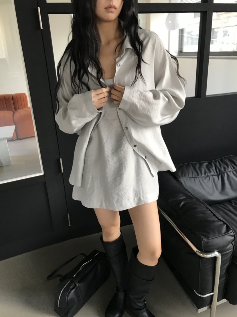 CEDARWOOD韓國直郵實拍女士新品時尚職業襯衫蕾絲衫不含吊帶CEDAR WOOD襯衫/蕾絲衫