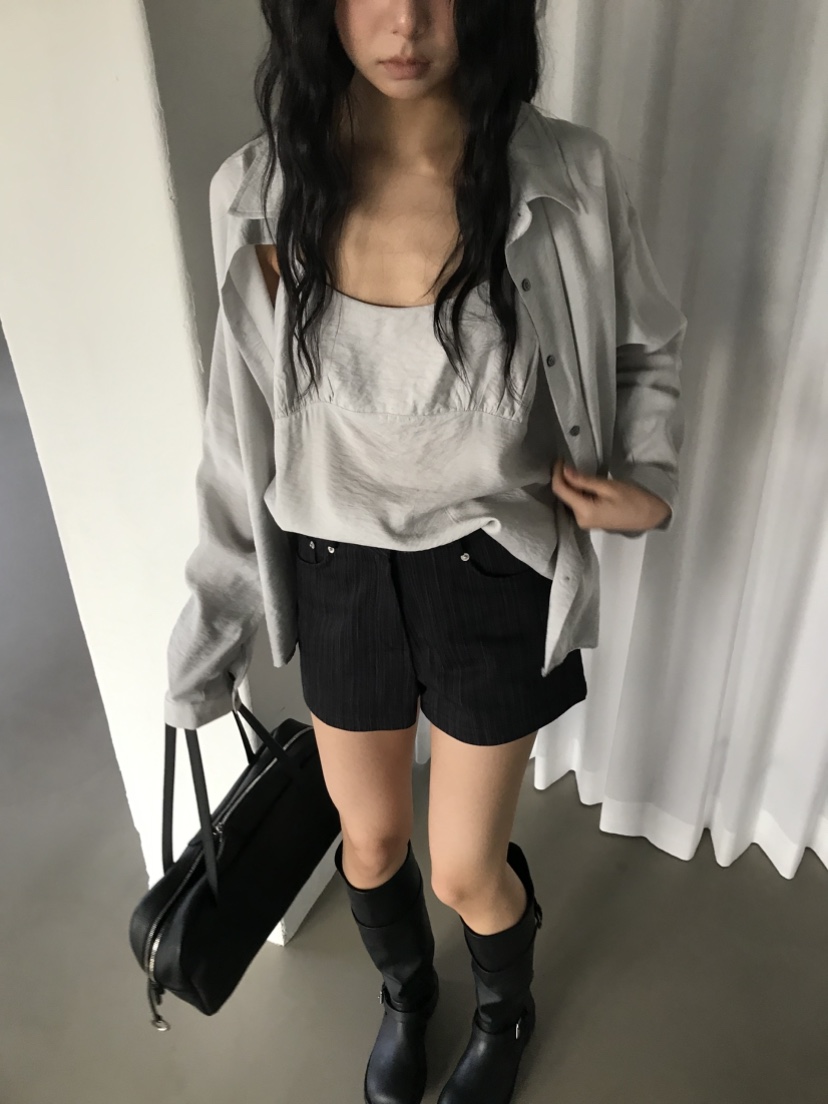 CEDARWOOD韓國直郵實拍女士新品時尚職業襯衫蕾絲衫不含吊帶CEDAR WOOD襯衫/蕾絲衫