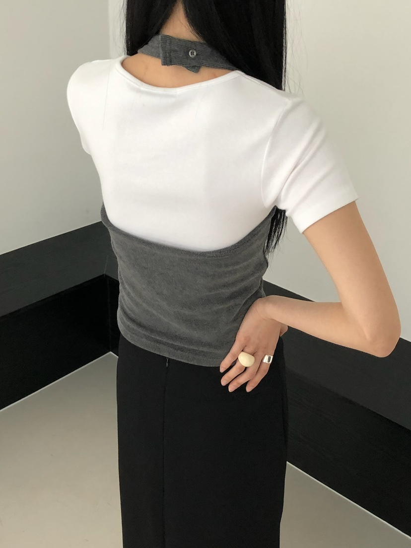 MOMENT韓國直郵實拍女裝新款時尚休閑推薦吊帶背心不含內搭MOMENT/RECOVER吊帶/背心