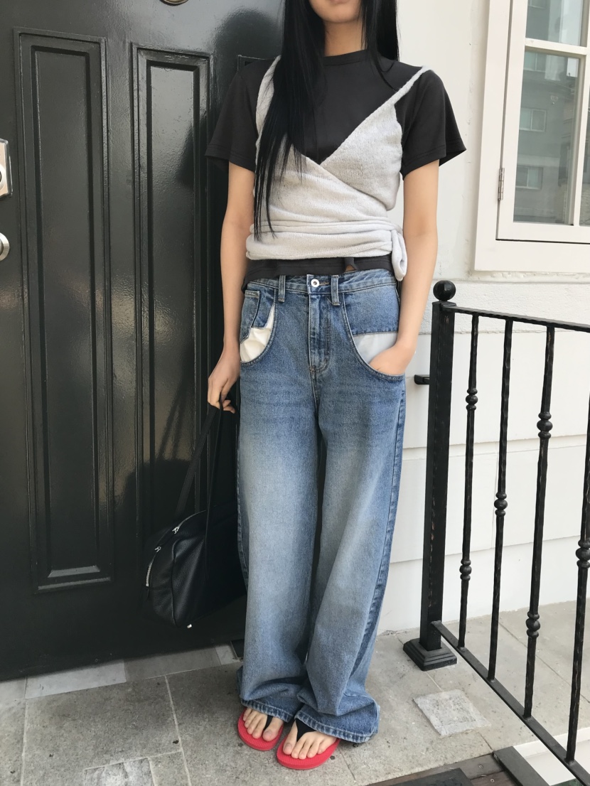 CEDARWOOD韓國直郵女士新品休閑熱賣26春夏時尚推薦牛仔褲CEDAR WOOD牛仔褲