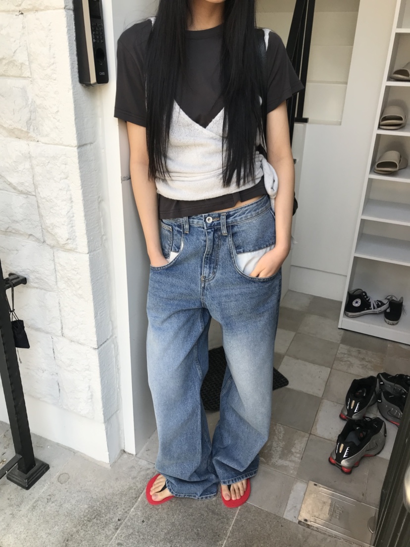 CEDARWOOD韓國直郵女士新品休閑熱賣26春夏時尚推薦牛仔褲CEDAR WOOD牛仔褲