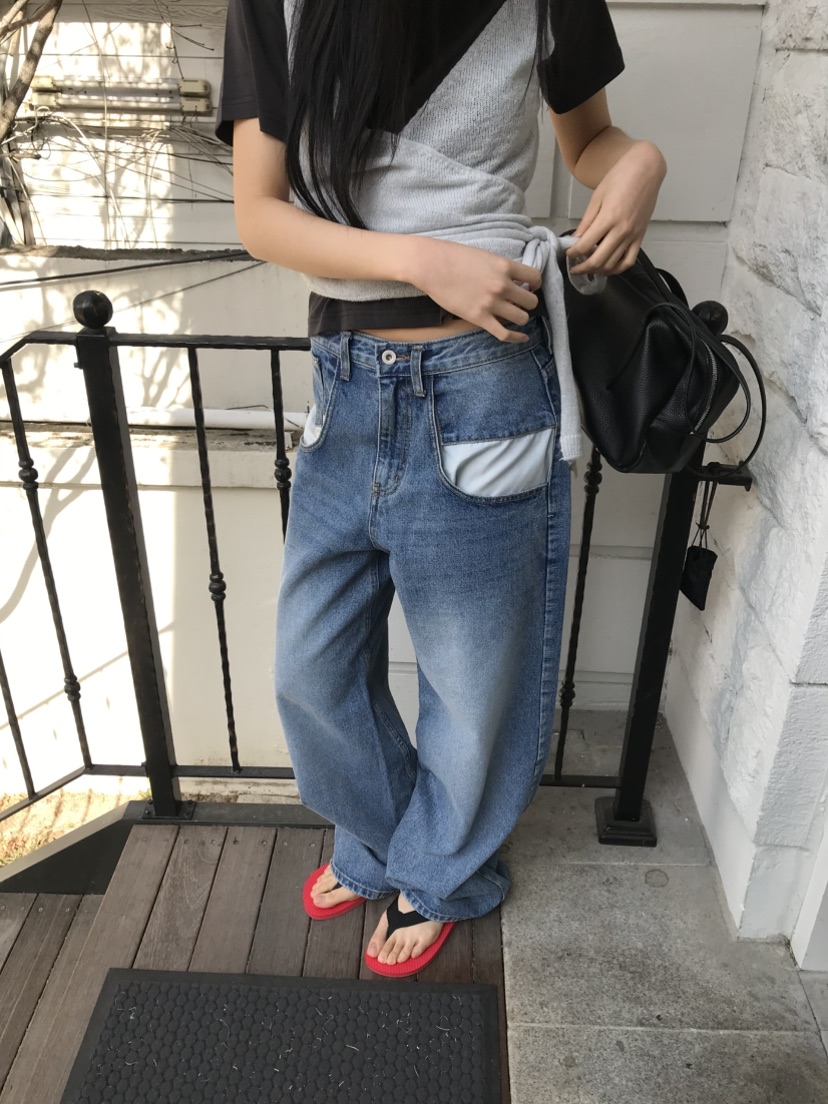 CEDARWOOD韓國直郵女士新品休閑熱賣26春夏時尚推薦牛仔褲CEDAR WOOD牛仔褲