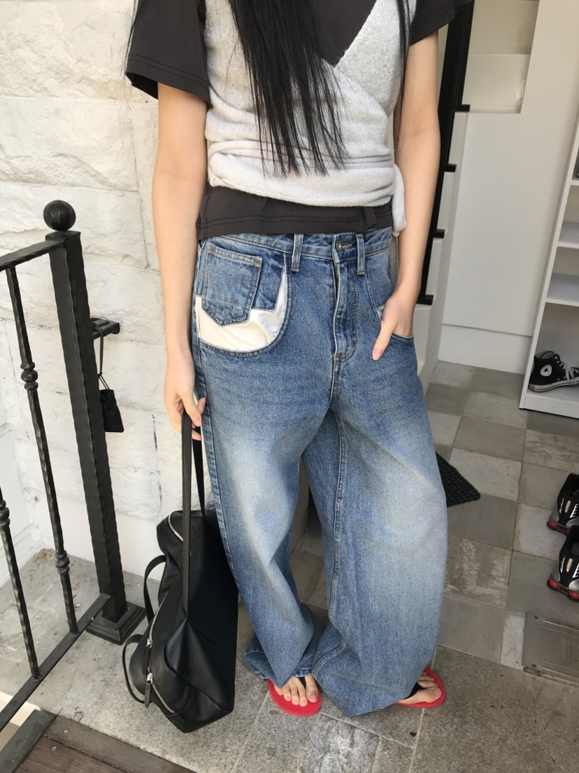 CEDARWOOD韓國直郵女士新品休閑熱賣26春夏時尚推薦牛仔褲CEDAR WOOD牛仔褲