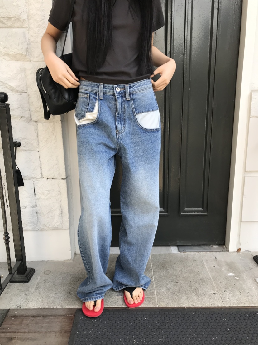 CEDARWOOD韓國直郵女士新品休閑熱賣26春夏時尚推薦牛仔褲CEDAR WOOD牛仔褲圖色1