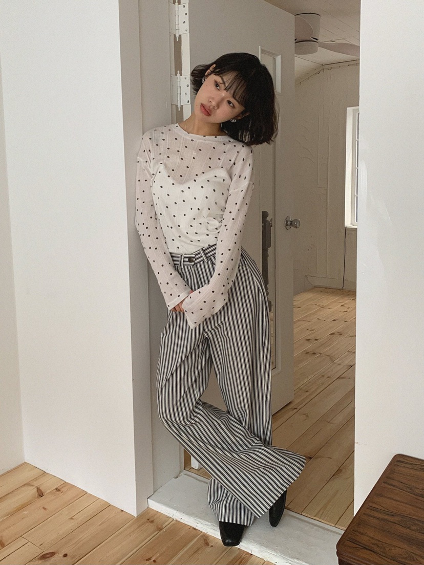 MOSMOS韓國代購女士新款時尚職業休閑熱賣推薦26春夏長袖T恤MOSMOS長袖T恤