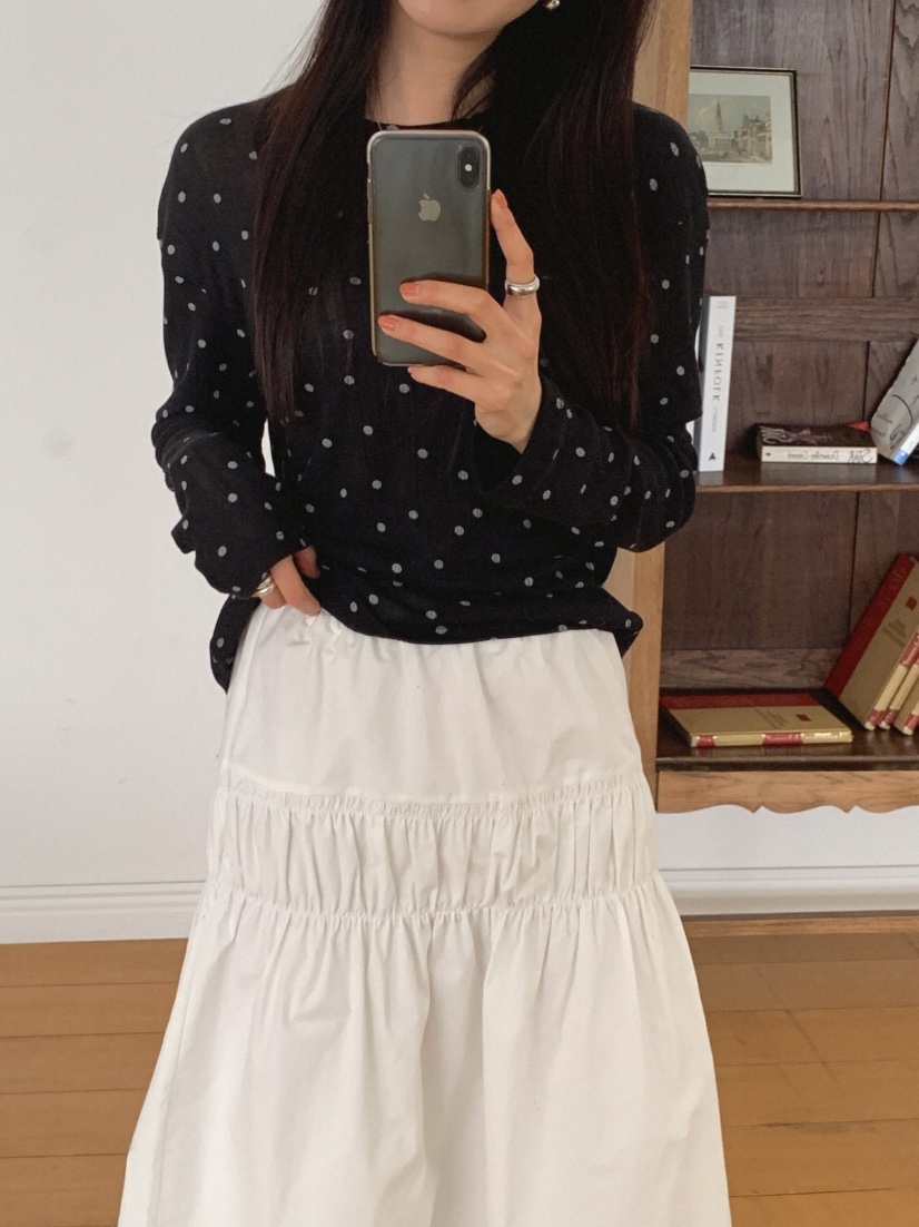 MOSMOS韓國代購女士新款時尚職業休閑熱賣推薦26春夏長袖T恤MOSMOS長袖T恤