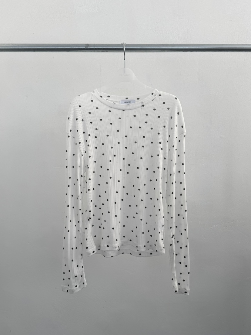 MOSMOS韓國代購女士新款時尚職業休閑熱賣推薦26春夏長袖T恤MOSMOS長袖T恤圖色1