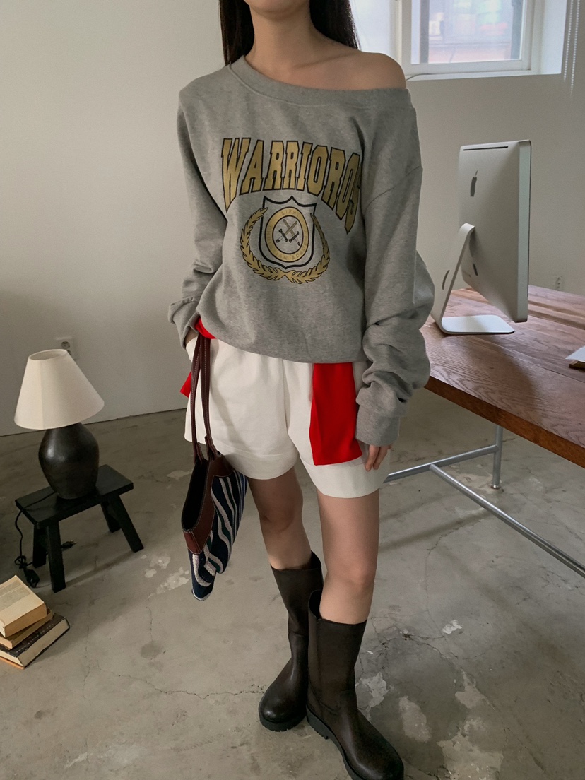 CAMEL-P韓國直郵實拍女士新款休閑短褲雙排扣棉質Came_l 家短褲