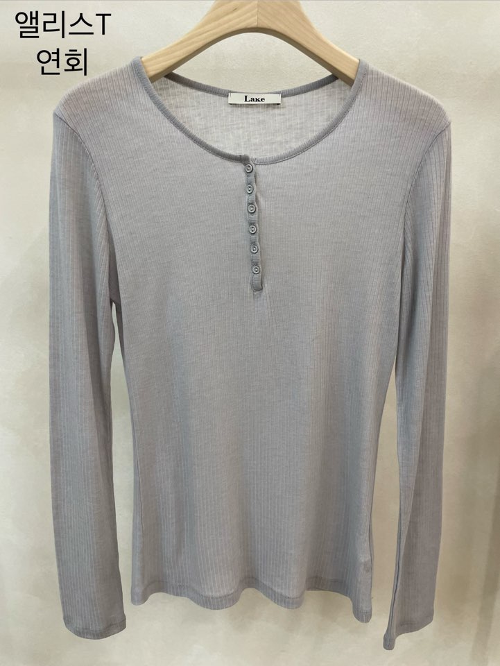 LAKE-A/KONI韓國東大門代購女裝新品休閑時尚26春夏長袖T恤LAKE-A/KONI長袖T恤圖色4
