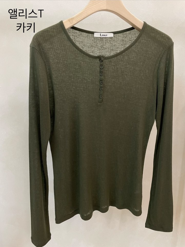 LAKE-A/KONI韓國東大門代購女裝新品休閑時尚26春夏長袖T恤LAKE-A/KONI長袖T恤圖色5