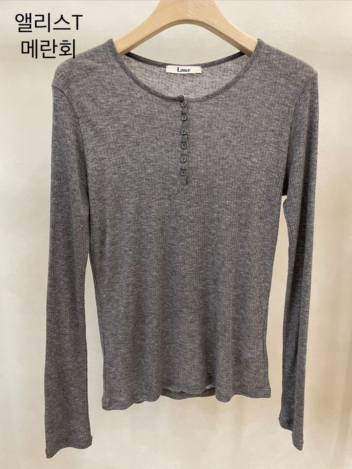LAKE-A/KONI韓國東大門代購女裝新品休閑時尚26春夏長袖T恤LAKE-A/KONI長袖T恤圖色9