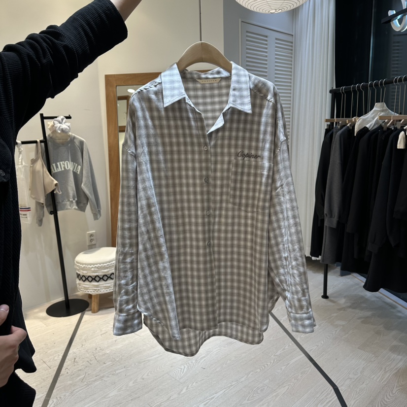 COPINER韓國東大門直郵女士新款熱賣人氣26春夏襯衫蕾絲衫COPINER襯衫/蕾絲衫圖色3