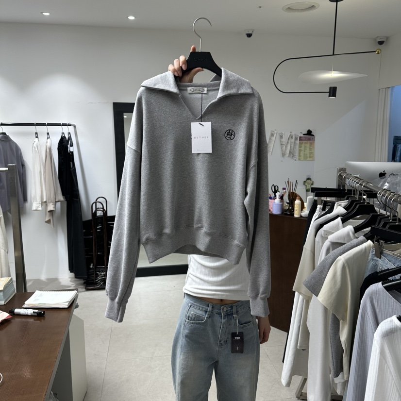 BETHEL韓國東大門代購女士新款人氣推薦熱賣職業26春夏衛衣BETHEL衛衣圖色2