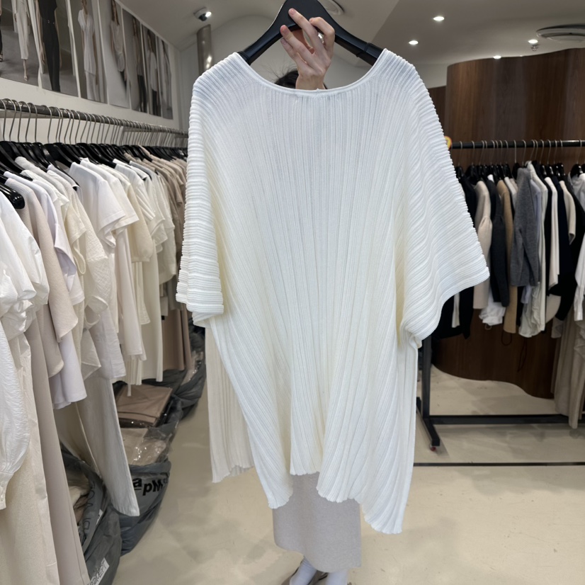 LE EDITION/LEBOENE韓國直郵女士新品職業針織衫褶裥開衫LE EDITION/LEBOENE針織衫