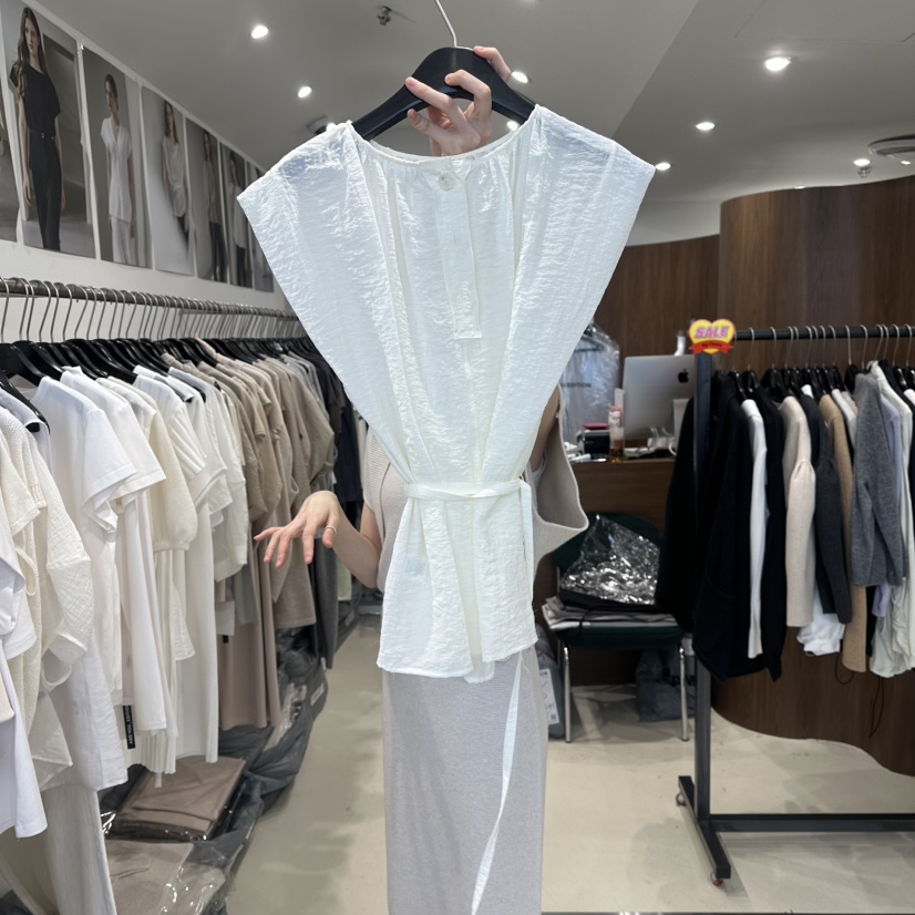 LE EDITION/LEBOENE韓國東大門直郵女裝新品推薦吊帶背心含腰繩LE EDITION/LEBOENE吊帶/背心