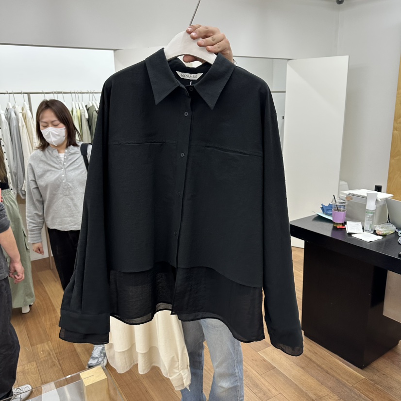 MYNAMEIS/AIME HOPE MAKE韓國直郵實拍女士新款26春夏襯衫蕾絲衫MYNAMEIS/AIME HOPE MAKE襯衫/蕾絲衫圖色2